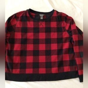 Buffalo Check Women’s Fleece Top